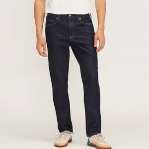 Everlane Uniform Mens The Skinny Jeans 40x33 Dark Indigo Wash Slim Stretch